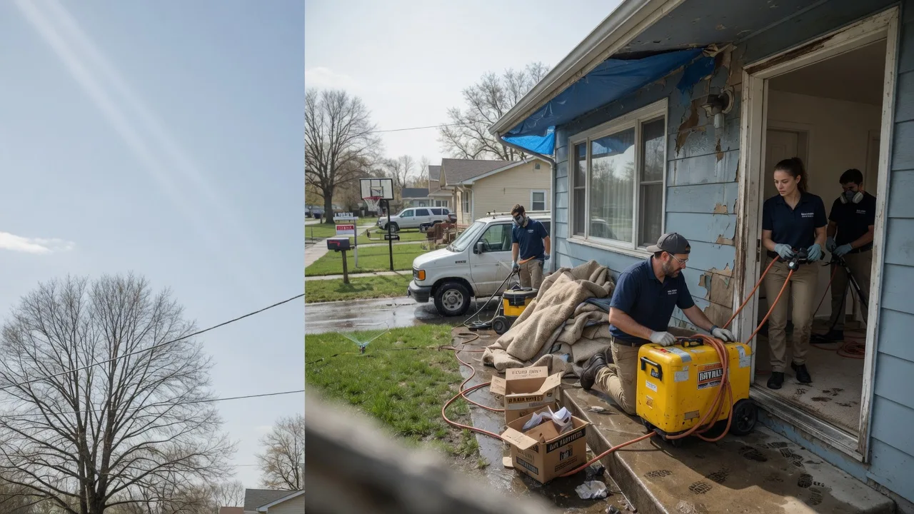 Basement Flood Cleanup in Rogers, TX near me